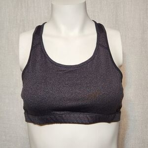 Soffe Heather Gray Sports Bra Junior's Xl Thick Bands and Straps